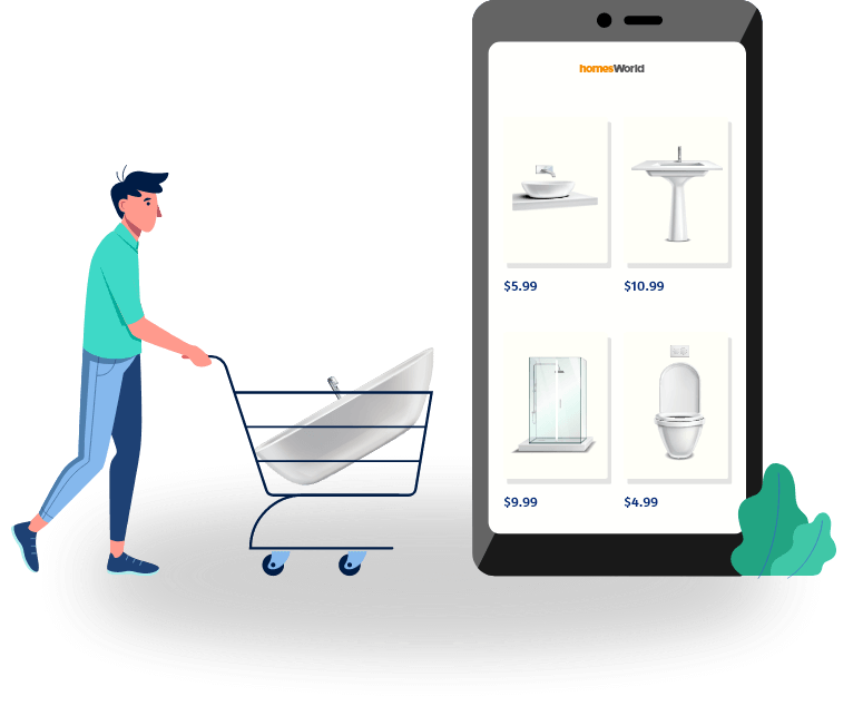 Image of HomesWorld eCommerce