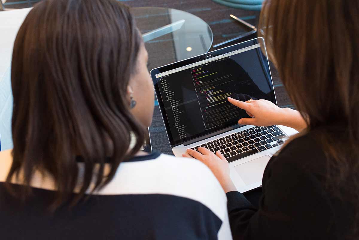 Pair programming - Two programmers sharing one workstation